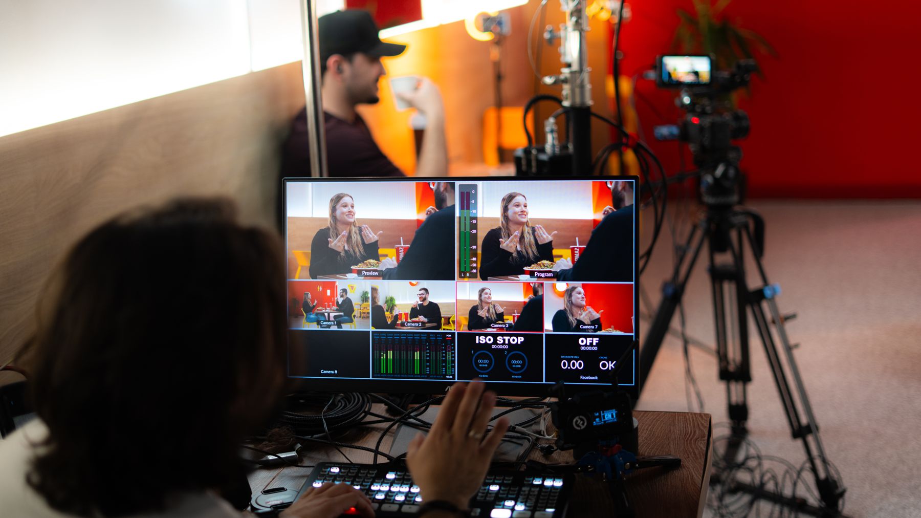 Sur le plateau — H2C en production